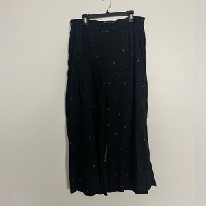 Gudrun Sjoden Rare Black Lagenlook Pants With Hearts